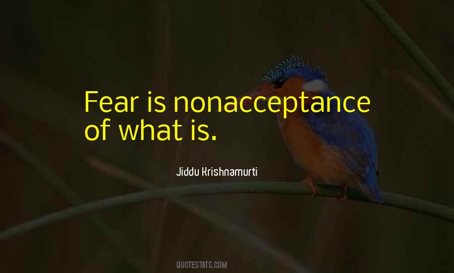 Nonacceptance Quotes #865095