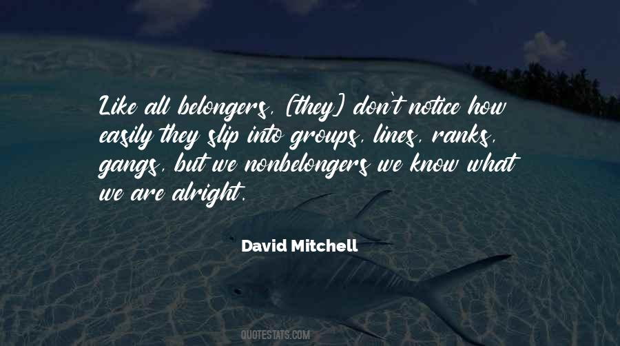 Nonbelongers Quotes #817700