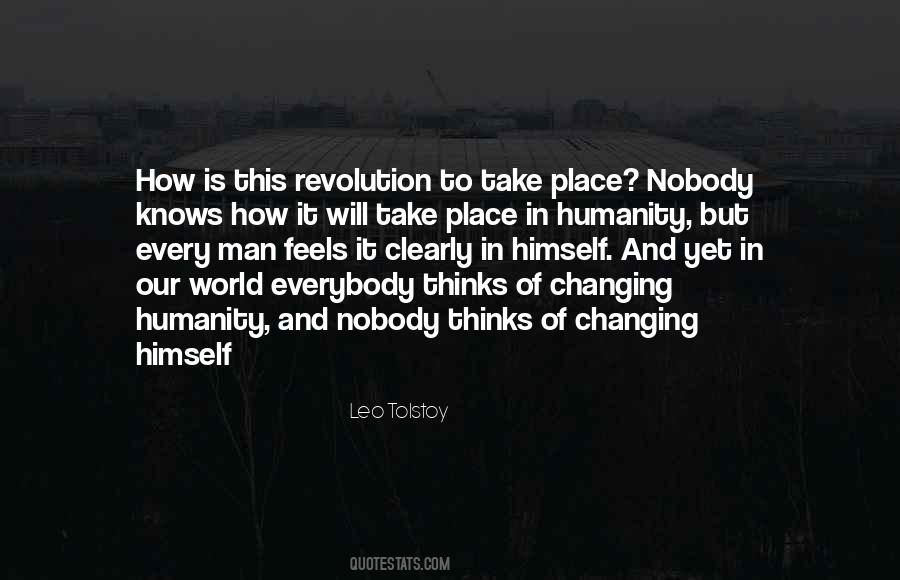 Quotes About Our Changing World #230046