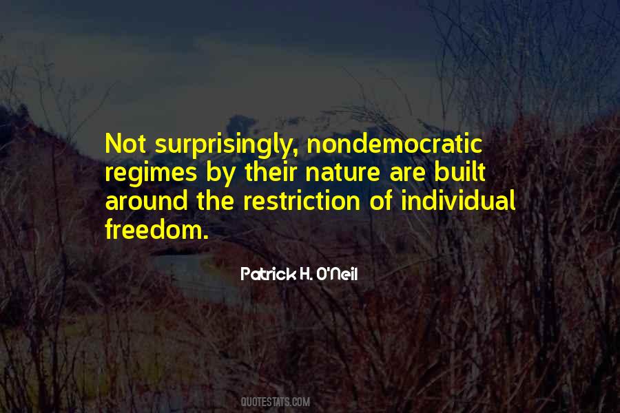 Nondemocratic Quotes #1625572