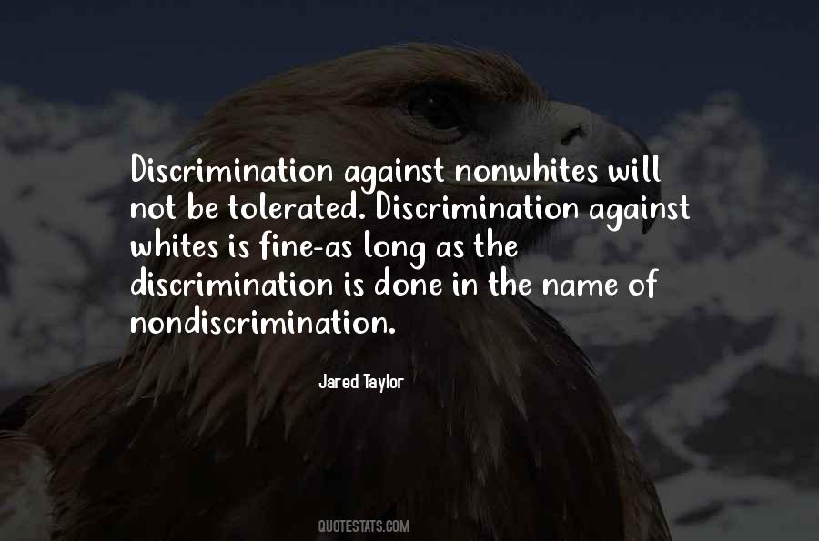 Nondiscrimination Quotes #308564