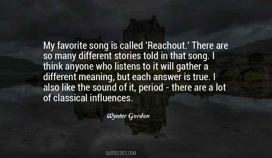 Quotes About Favorite Song #228092