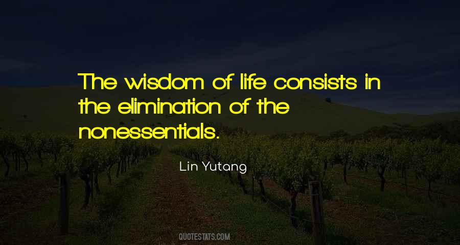 Nonessentials Quotes #1674988