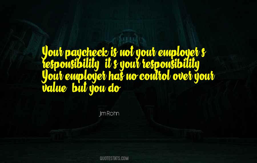 Quotes About Paychecks #695025