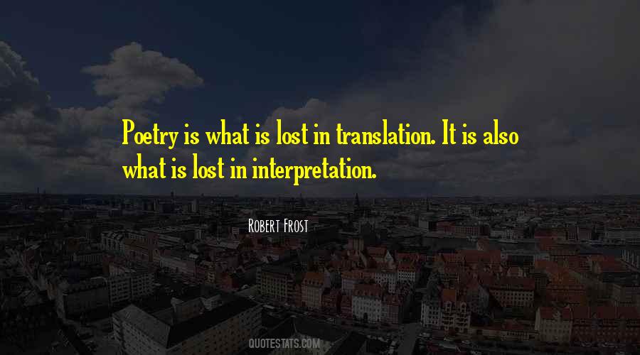 Quotes About Lost In Translation #737912