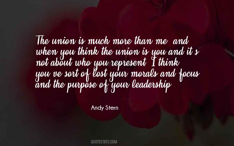 Quotes About Union Leadership #474390