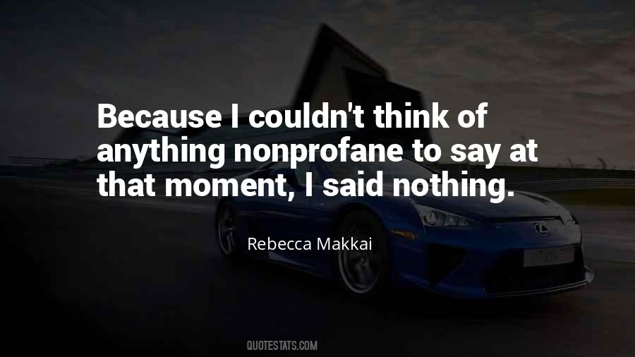 Nonprofane Quotes #980475