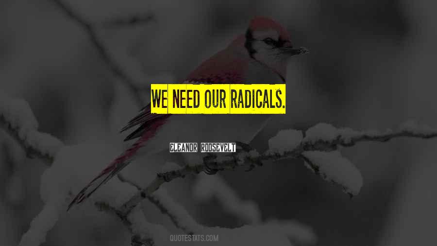 Quotes About Radicals #964249