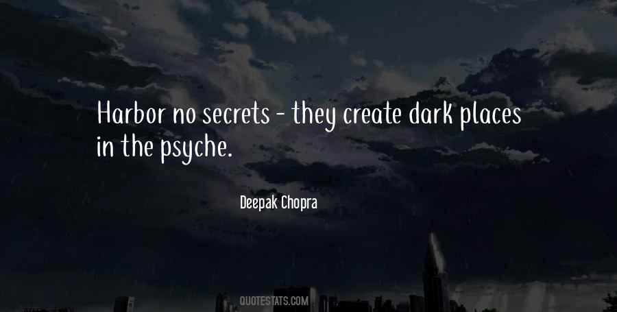 Quotes About Dark Secrets #1202986