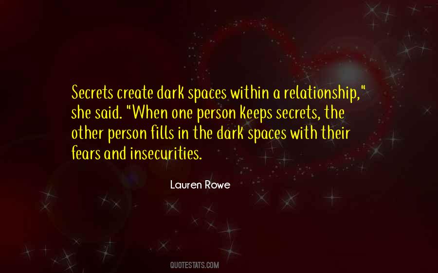 Quotes About Dark Secrets #195449