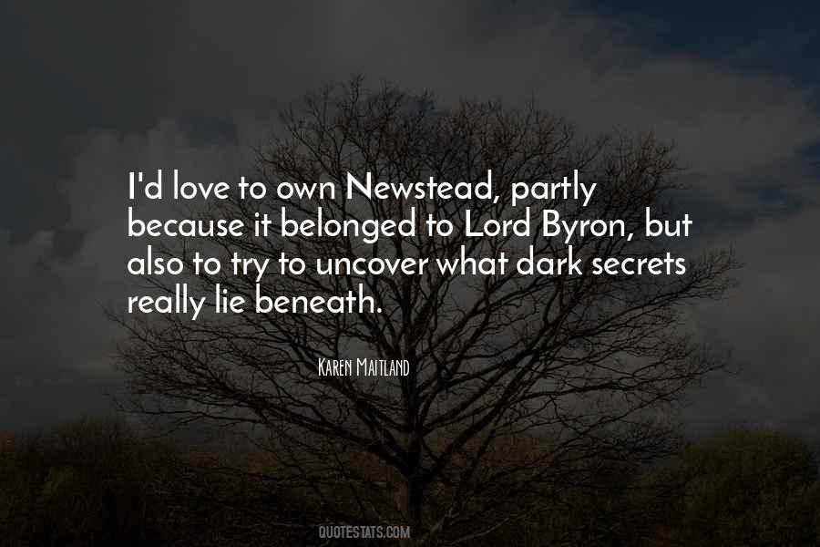 Quotes About Dark Secrets #688382
