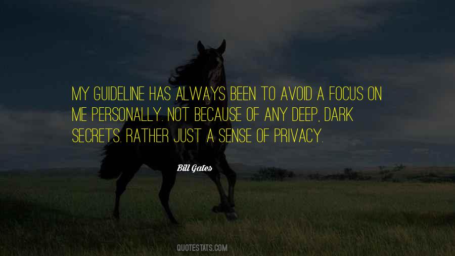 Quotes About Dark Secrets #816529