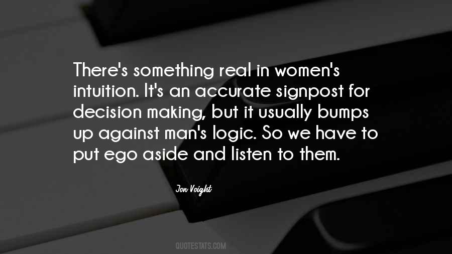 Quotes About Women's Intuition #1731705