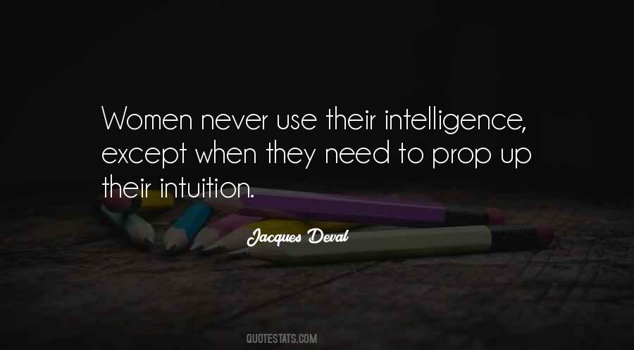 Quotes About Women's Intuition #711071