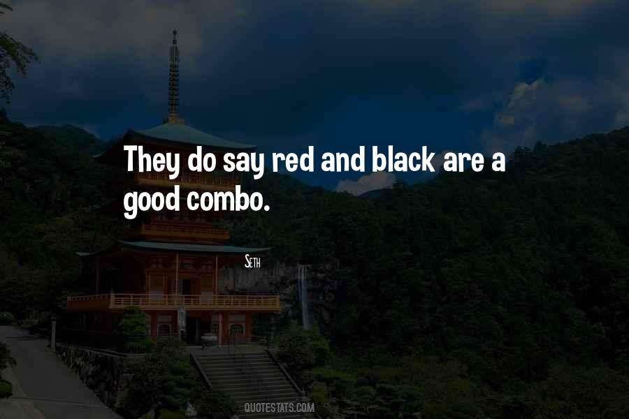 Quotes About Black And Red #333826