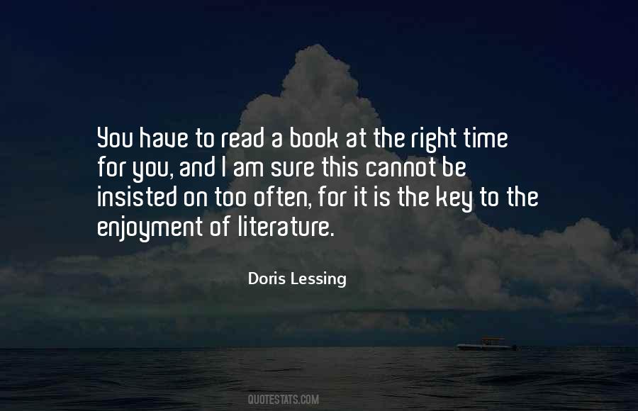 Quotes About The Enjoyment Of Reading #510221