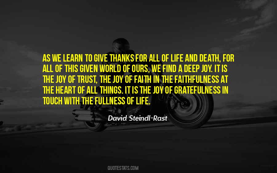Quotes About Joy In Death #1679958