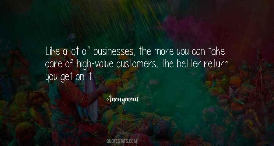 Quotes About Bad Businesses #151679