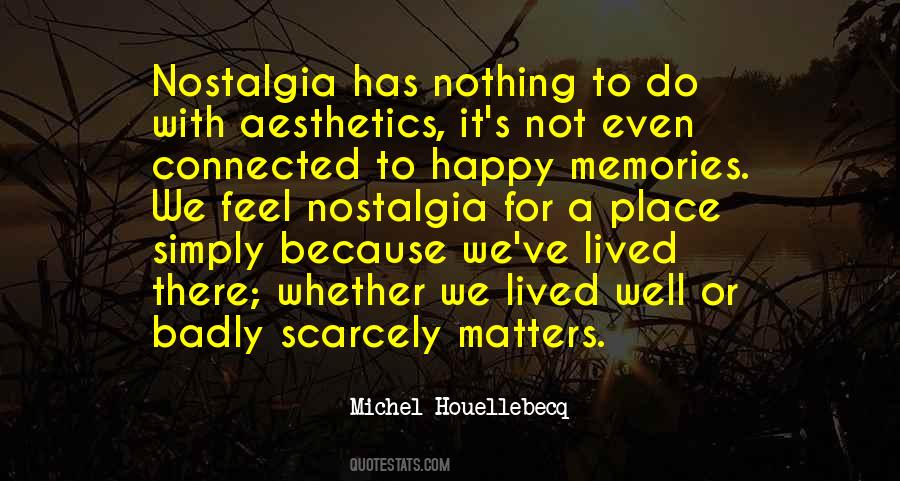 Nostalgia's Quotes #173527