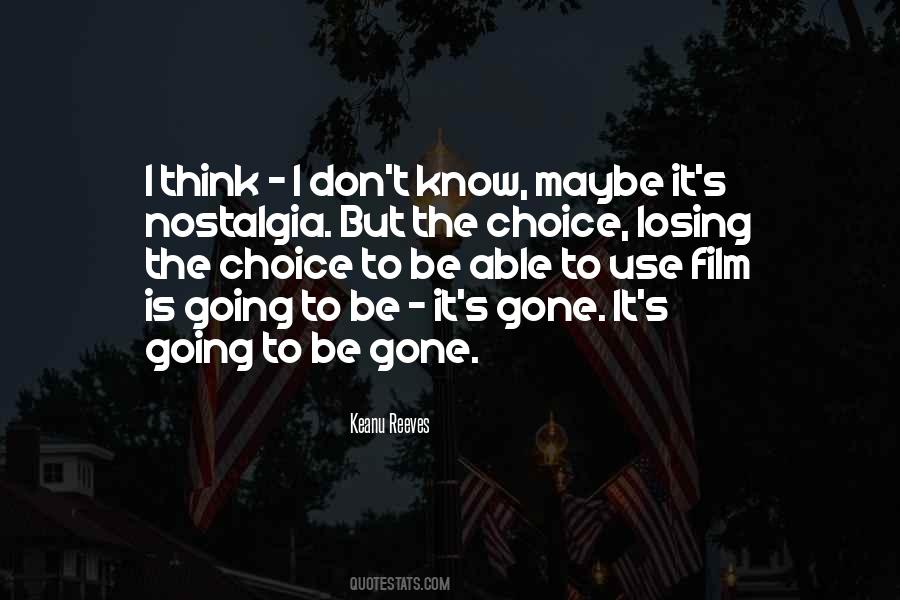 Nostalgia's Quotes #479984