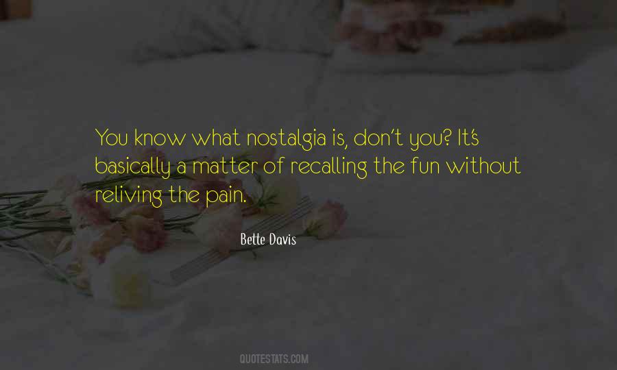 Nostalgia's Quotes #637515