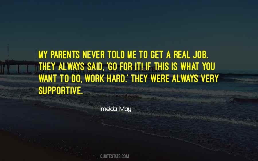 Quotes About Supportive Parents #1095953