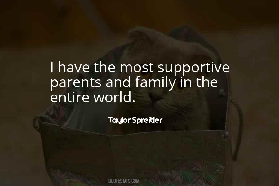 Quotes About Supportive Parents #1109264