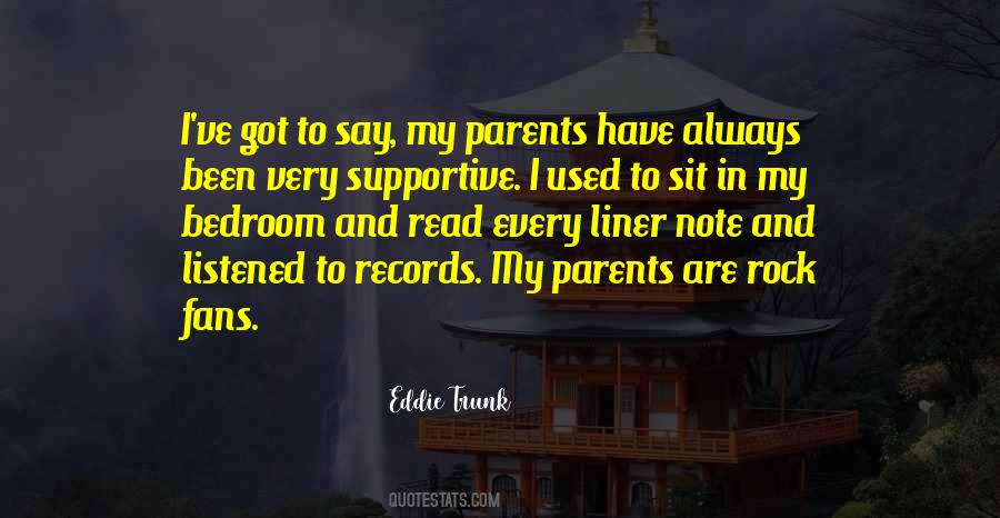 Quotes About Supportive Parents #1222837