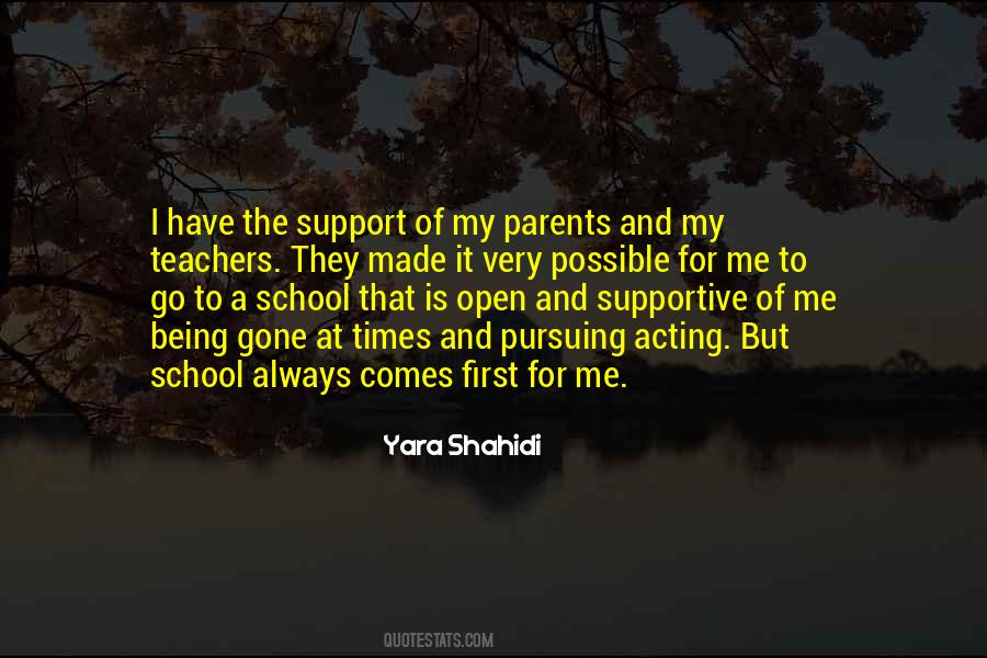 Quotes About Supportive Parents #1227565