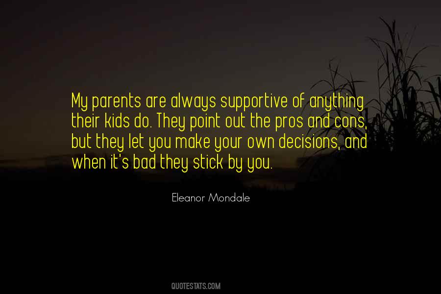 Quotes About Supportive Parents #1445037