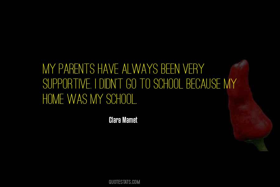 Quotes About Supportive Parents #257369