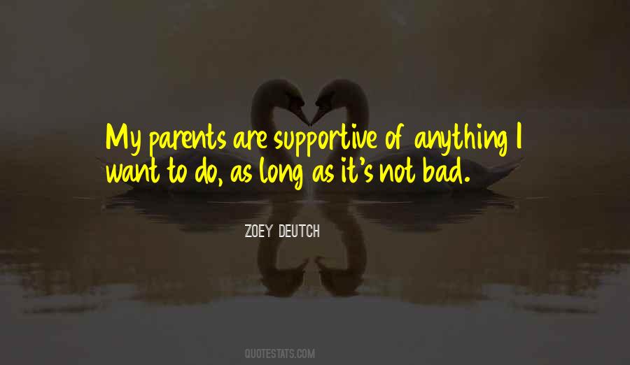 Quotes About Supportive Parents #546287