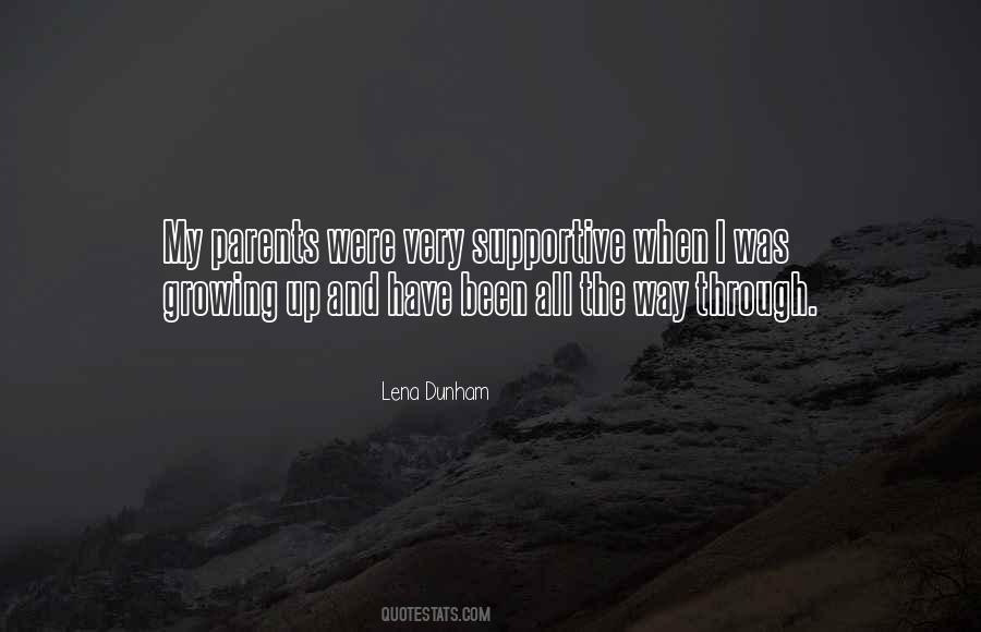 Quotes About Supportive Parents #581116