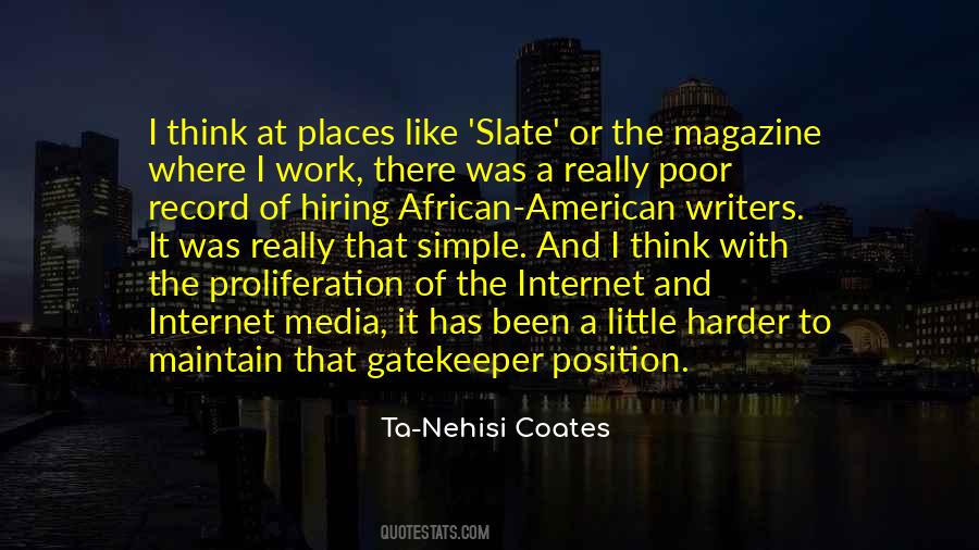 Quotes About Slate #1495538