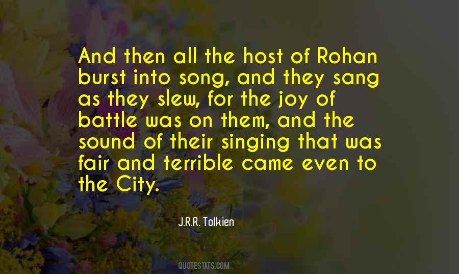 Quotes About Joy Of Singing #228360