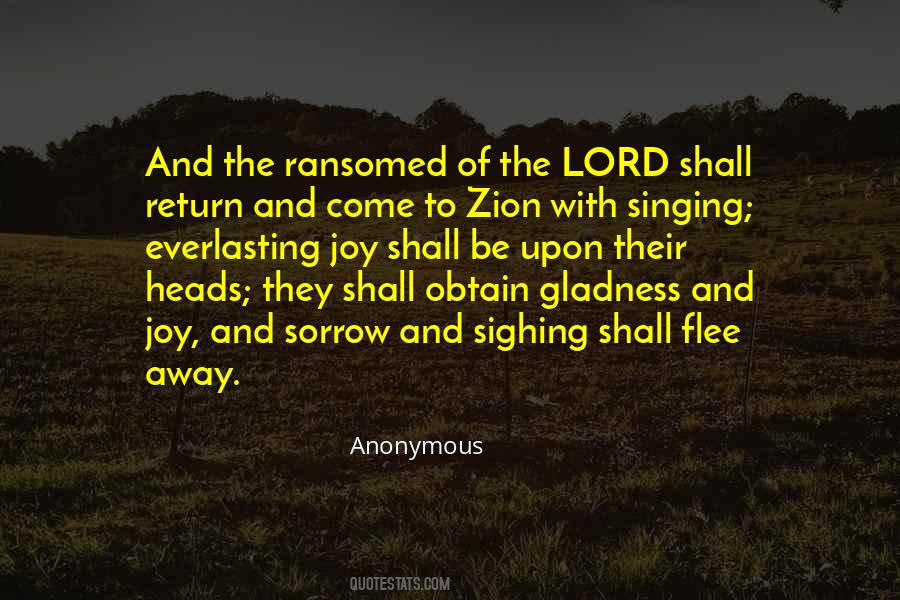 Quotes About Joy Of Singing #945488