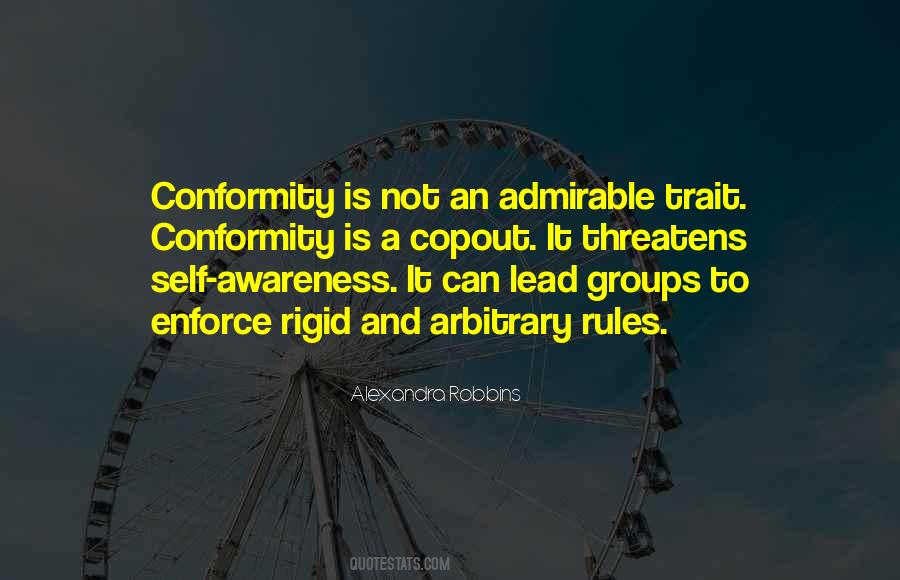 Quotes About Non Conformity #105758