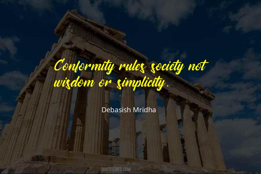 Quotes About Non Conformity #34158