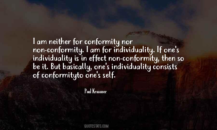 Quotes About Non Conformity #350535