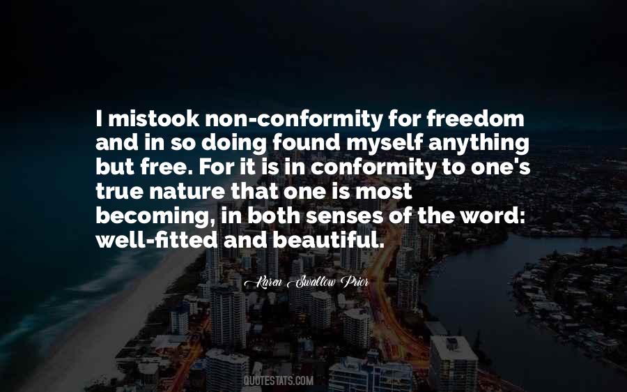 Quotes About Non Conformity #62655