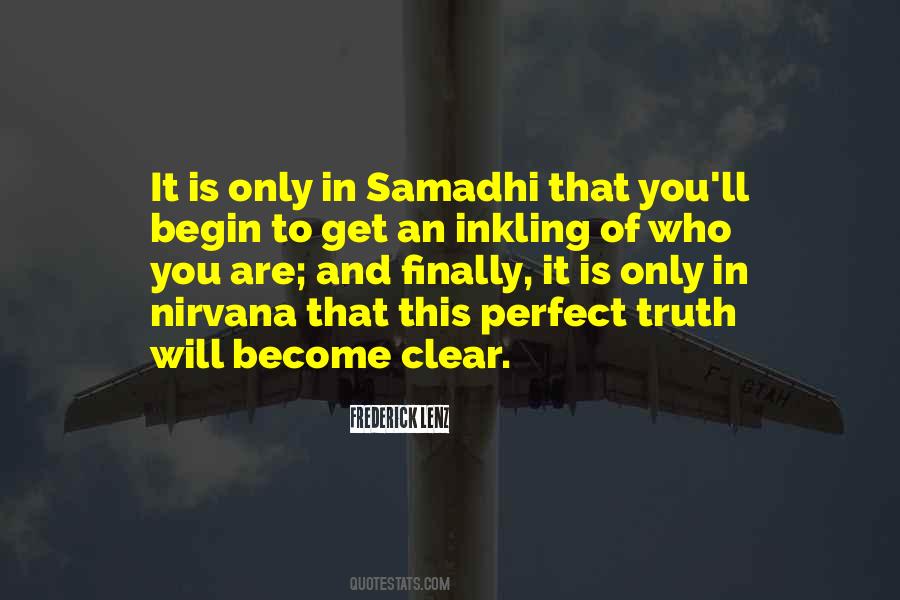 Quotes About Samadhi #1713442