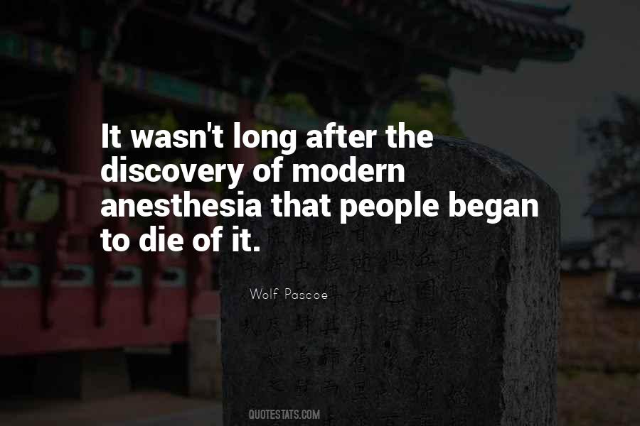 Quotes About Anesthesia #86530