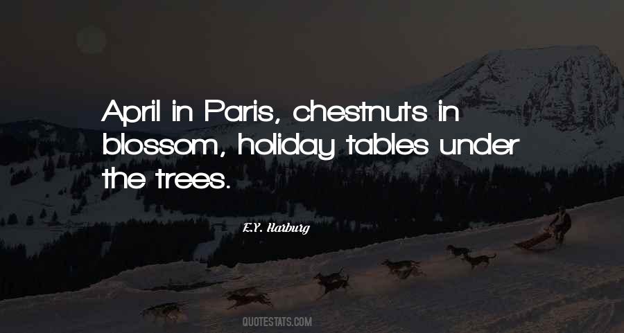 Quotes About Chestnuts #26543