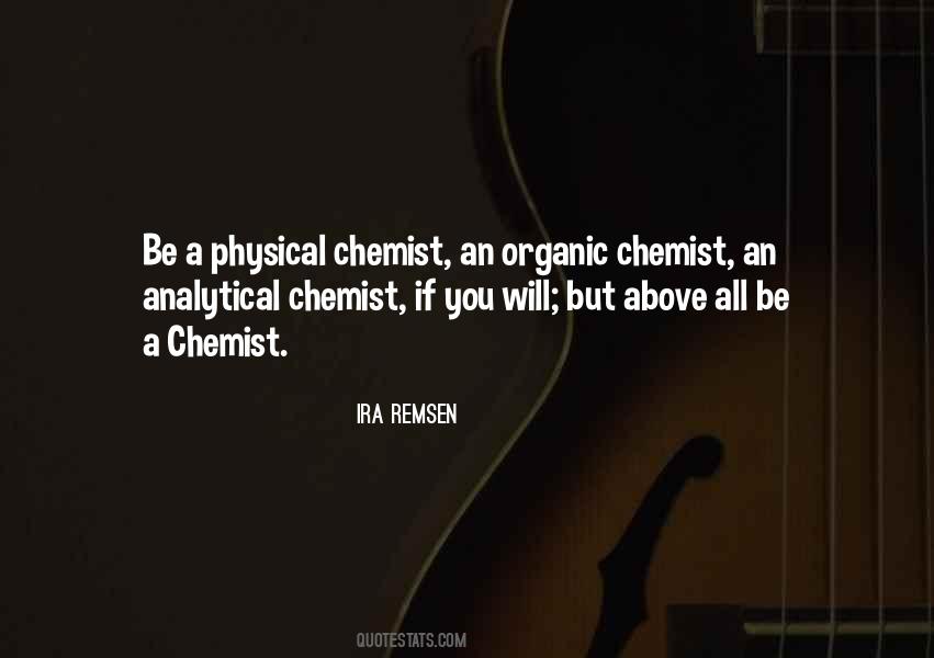 Quotes About Analytical Chemistry #652874