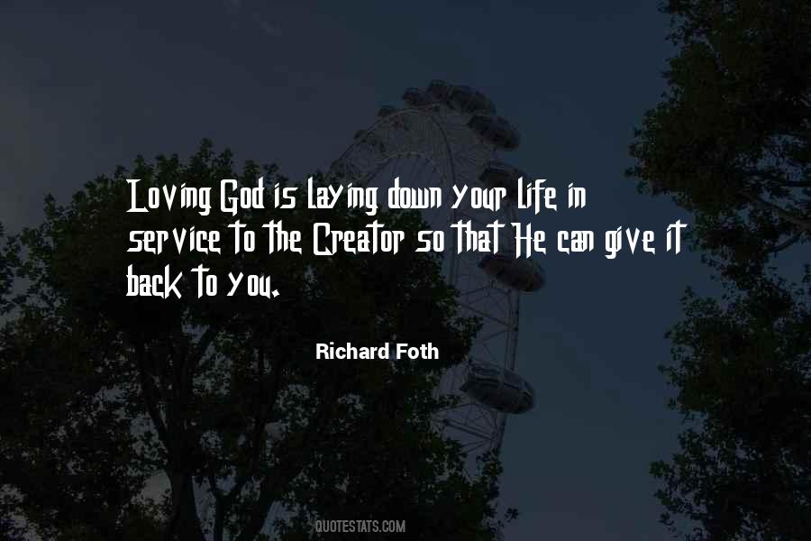 Quotes About Laying Down Your Life #1354819