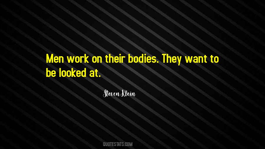 Quotes About Men's Bodies #4720