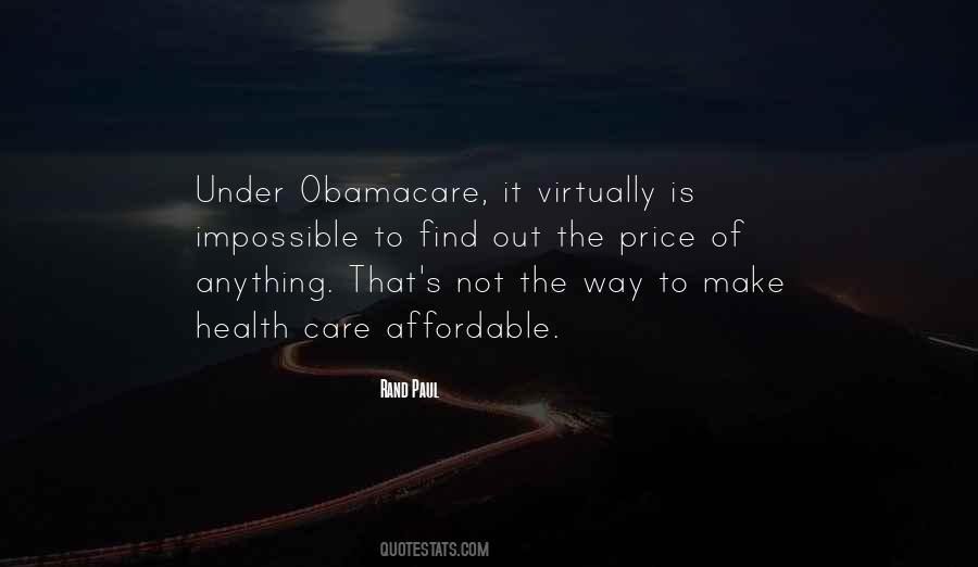 Obamacare's Quotes #820170