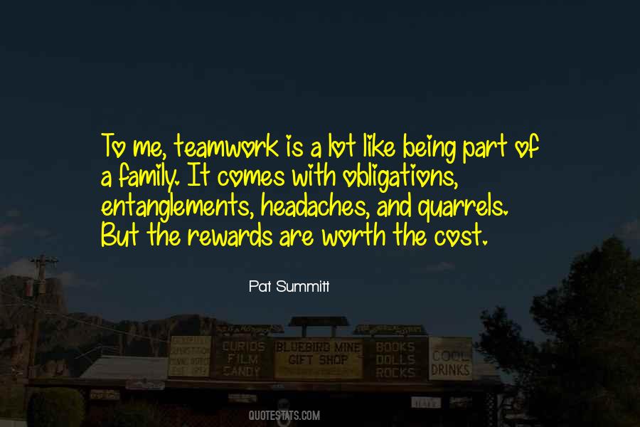 Quotes About Being Part Of A Team #1131669