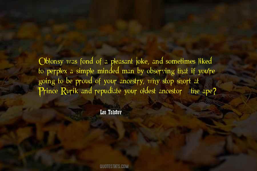 Oblonsy Quotes #472633