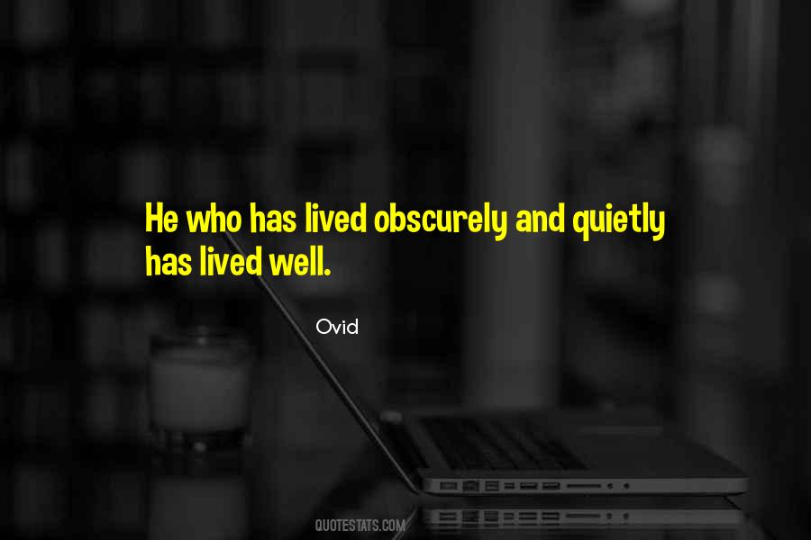Obscurely Quotes #831597